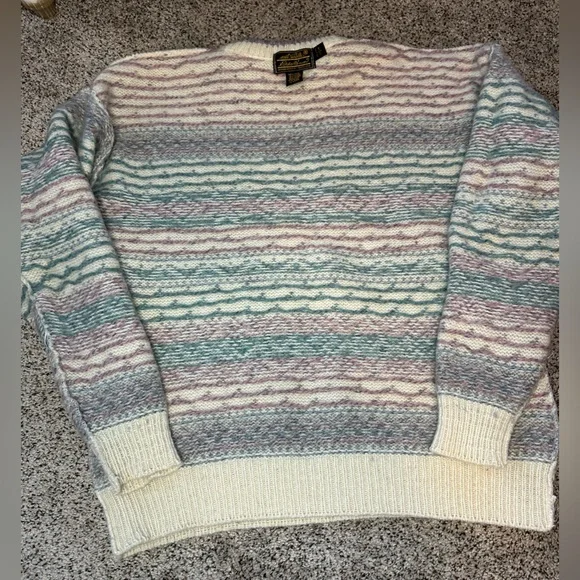Vintage Eddie Bauer women’s wool crewneck sweater, size L - Picture 10 of 11